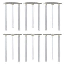(As show, One size) 6 Sets Simple Cake Piling Bracket Suspension Gasket Cake Support Cake Rack Straw