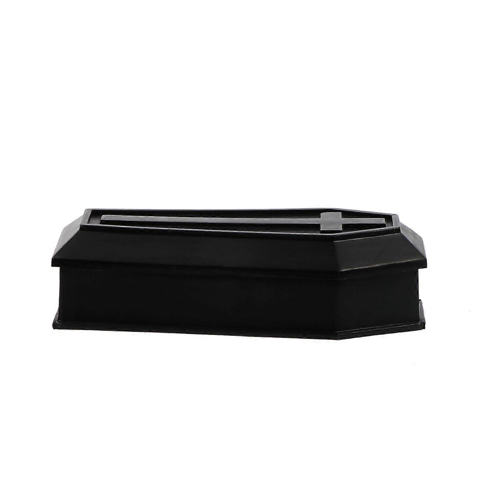 Kricely (As Show, One Size) Creative Haunted House Prop Prank Prop Halloween Coffin Decor Coffin Ornament