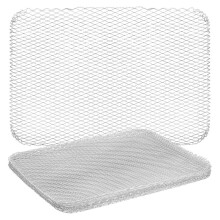 (As show, One size) 10Pcs Aluminum Grilling Mats Daily Use BBQ Grilling Mats Mesh Barbecue Mats Barbecue Supply
