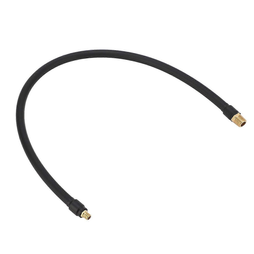 (As Show, One Size) 1/4In Npt Air Compressor Hose Rubber Double Head Air Pump Tire Inflation Inflator Connection Hose 1. 6909775644515