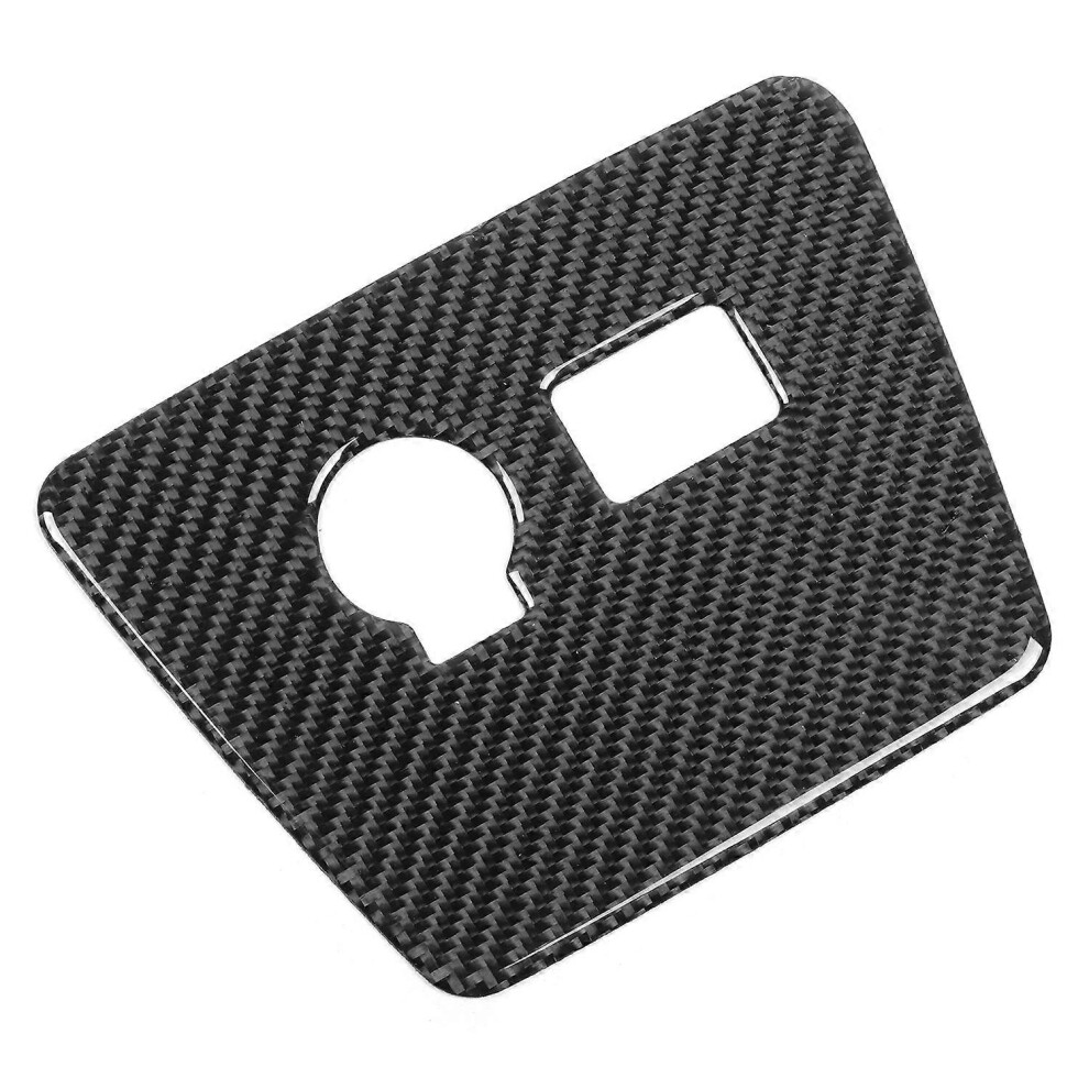 (As Show, One Size) Cigarette Lighter Panel Cover Sticker Carbon Fiber Trim Decor Fit For Prius 2012Â2015 Rhd 6909775637814