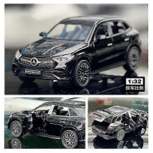 (Black)1:32 Glc400 Suv Glc Alloy Car Model Sound And Light Pull Back Children's Toy Collectibles Birthday Gift Toy Cars