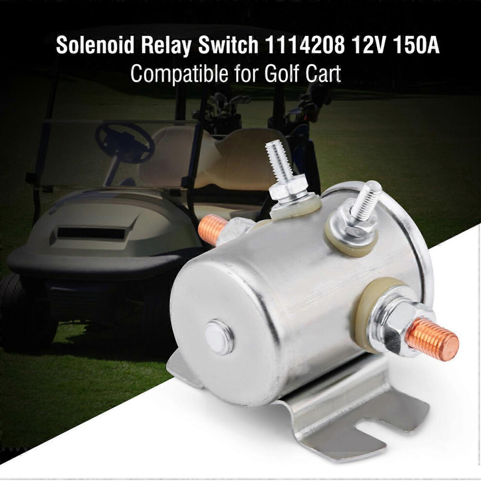 (As Show, One Size) Continuous Duty Solenoid Relay Switch 12V 150A For Cart 1114208 1114218 67Â702 6909775605752