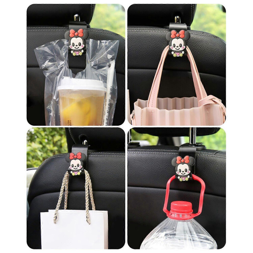 (As Show, One Size) Car Back Seat Headrest Hook Organizer Multipurpose Bottles Bags Purse Hanger Mobile Phone Holderfema 6909775607756