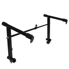(As show, One size) 1 set Keyboard Stand Double Braced Legs for Digital Pianos Practical Bracket