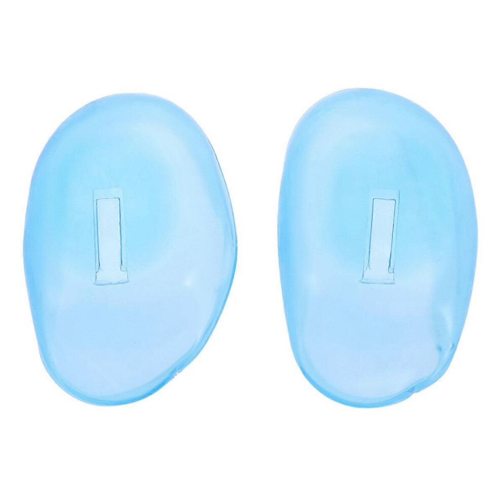 (As Show, One Size) 1 Pair Ear Protection Tool Silicone Ear Shield Ear Protector Cover For Hair Salon Dye Hair (Sky Blue) 5451560060761