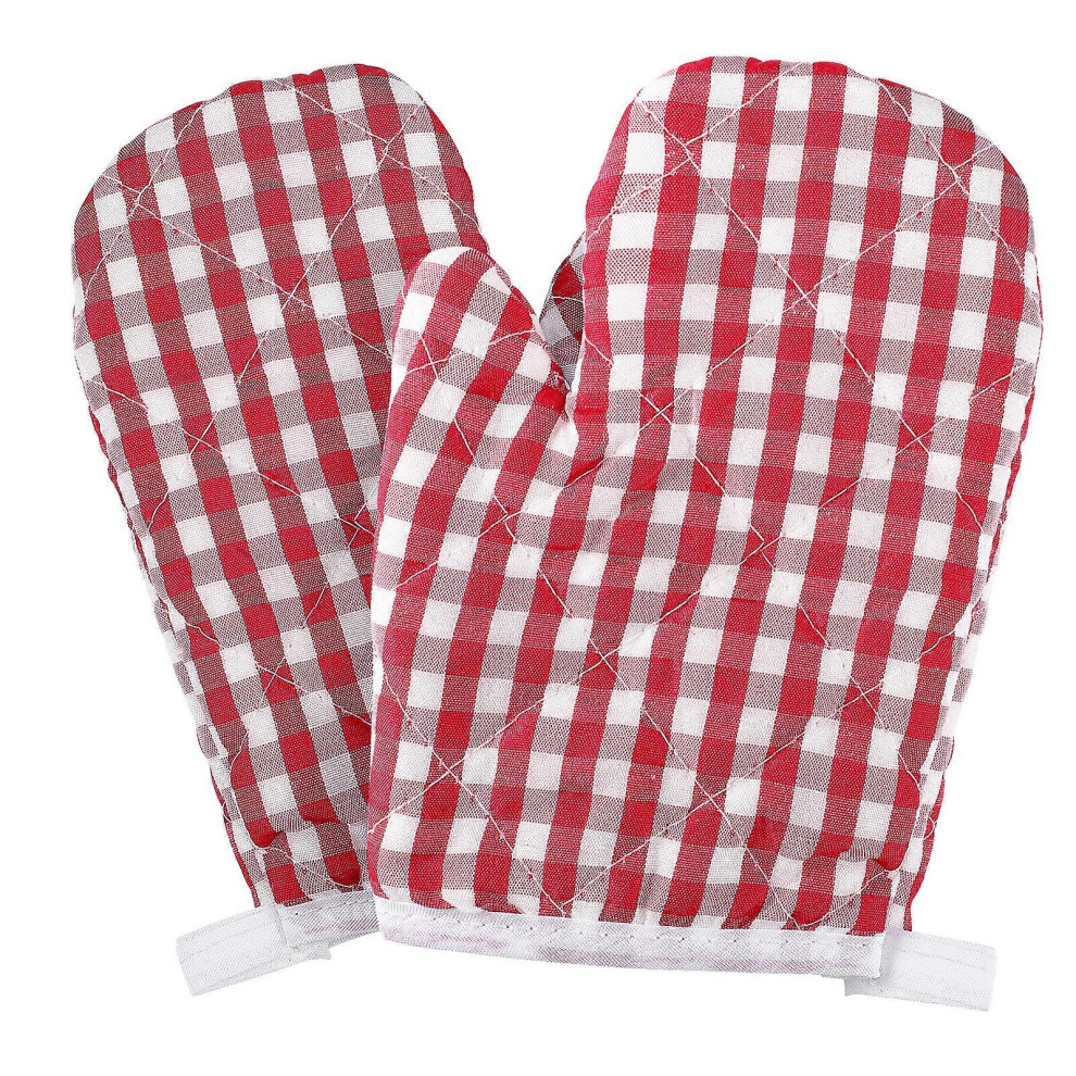 Kricely (As Show, One Size) Cabilock 2Pcs Kids Oven Mitts Kitchen Heat Resistant Microwave Gloves Kitchen Mitts For Children