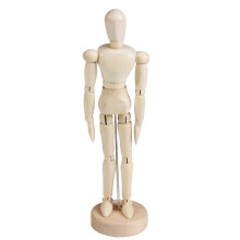 (As show, One size) Wooden Figure Model Human Art Mannequin Manikins for Artists sketch charcoal Home Office Desk Decoration children toys gift