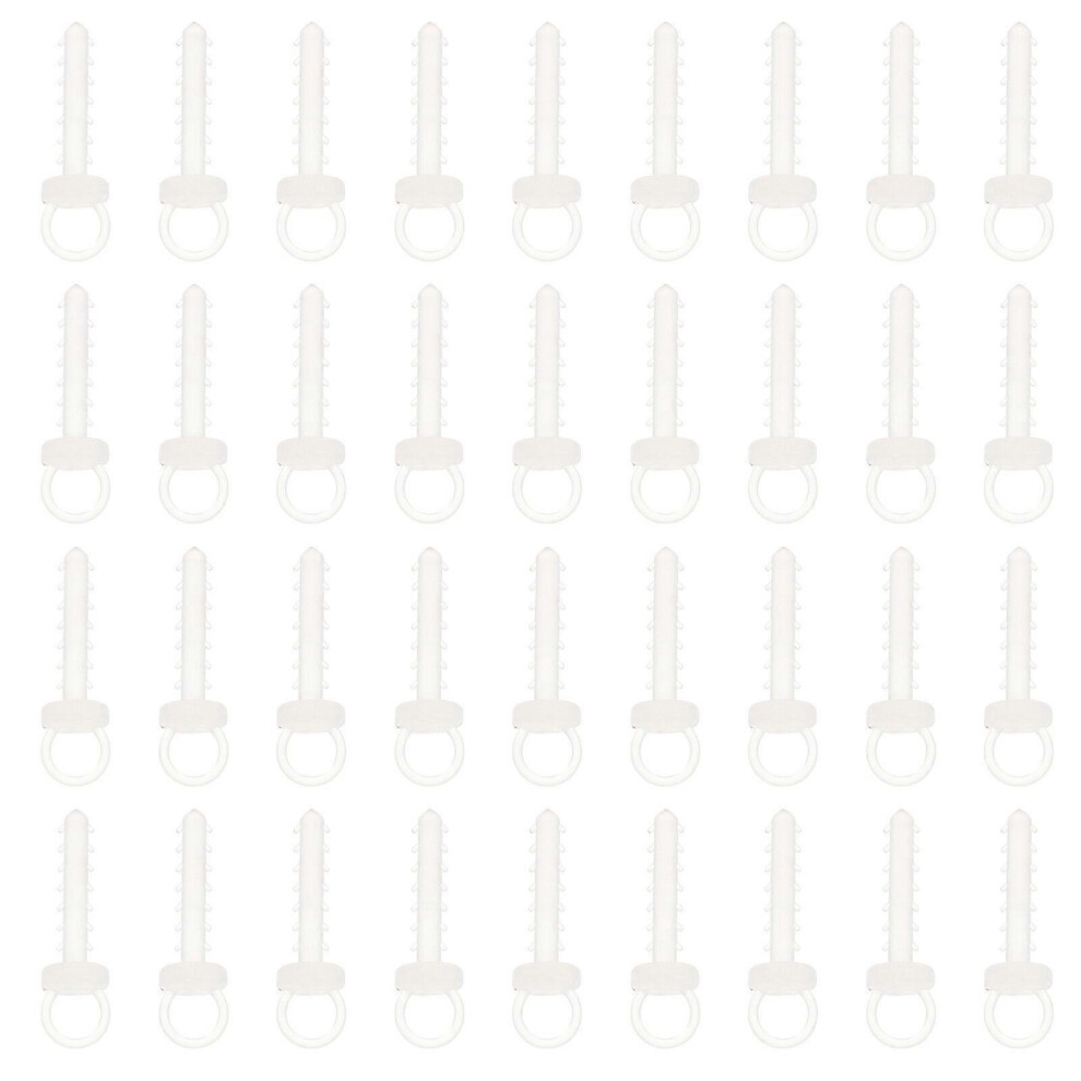 Kricely (As Show, One Size) 100Pcs Christmas Accessories Decorative Ball Holder Pendant Making Kits Ball