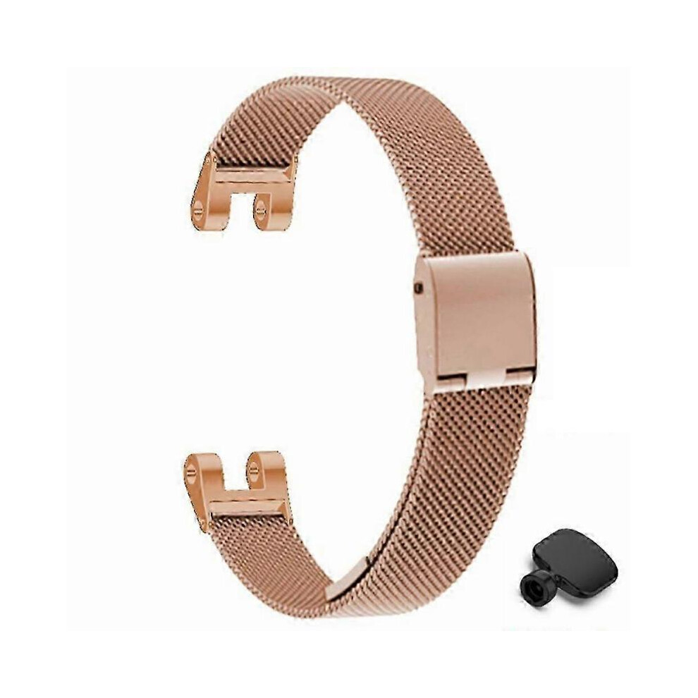 (Style B, Multicolor) For Garmin Lily Metal Watch Strap Milanese Mesh Wrist Band Replacement with Tool