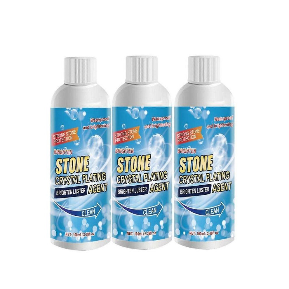 3x Marble Crystal Plating Agent brightening renovation Glaze repair Tool for Stone Granite Limestone