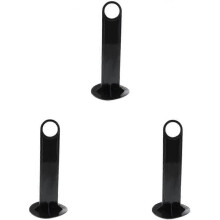 Disc Cone Plastic Holder Football Disc Cones Field Markers Holding Rack Black - 3 pcs