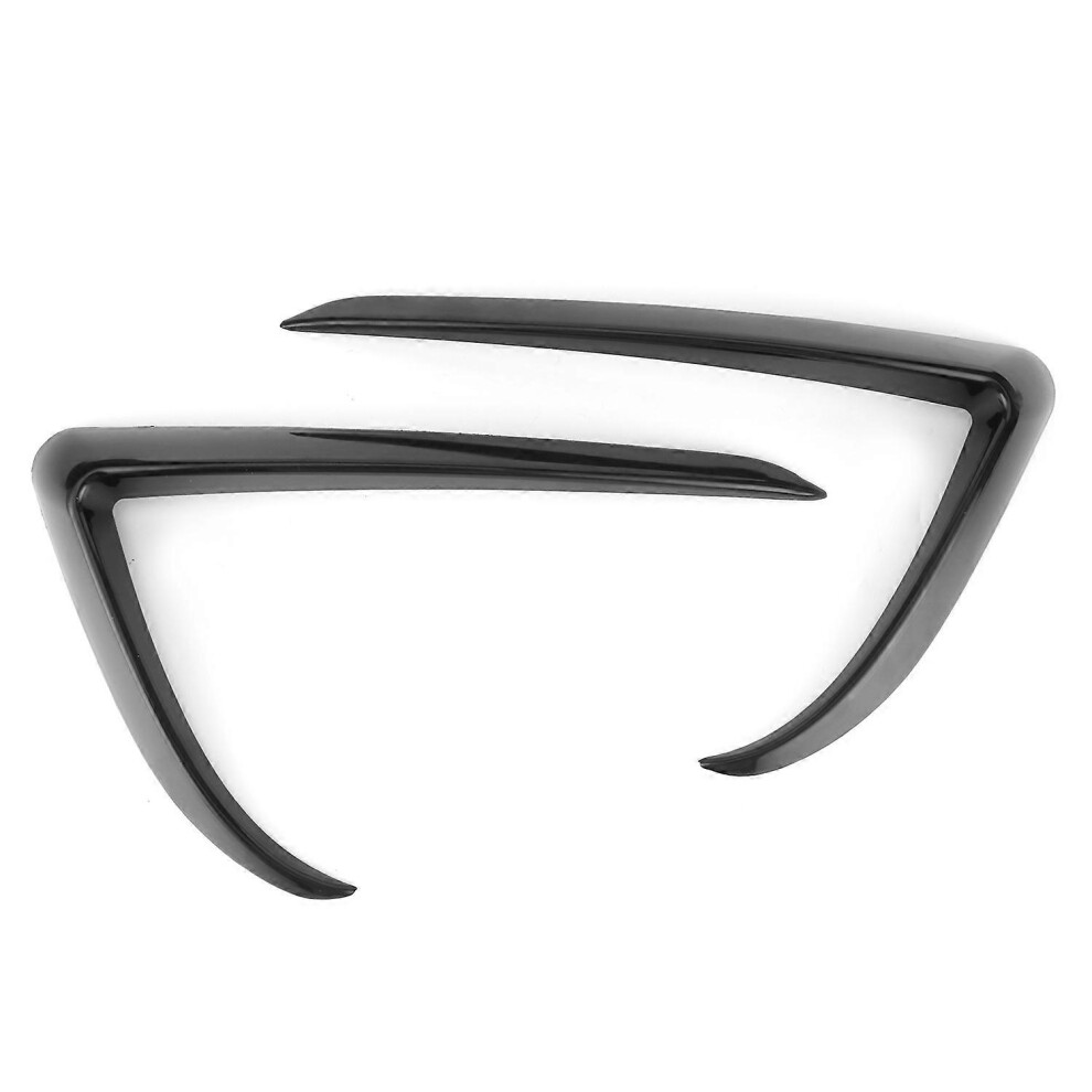 (As Show, One Size) Front Foglight Eyebrow Eyelids Cover Trim Auto Car Accessories Fit For Tesla Model 3Black 6909775631935