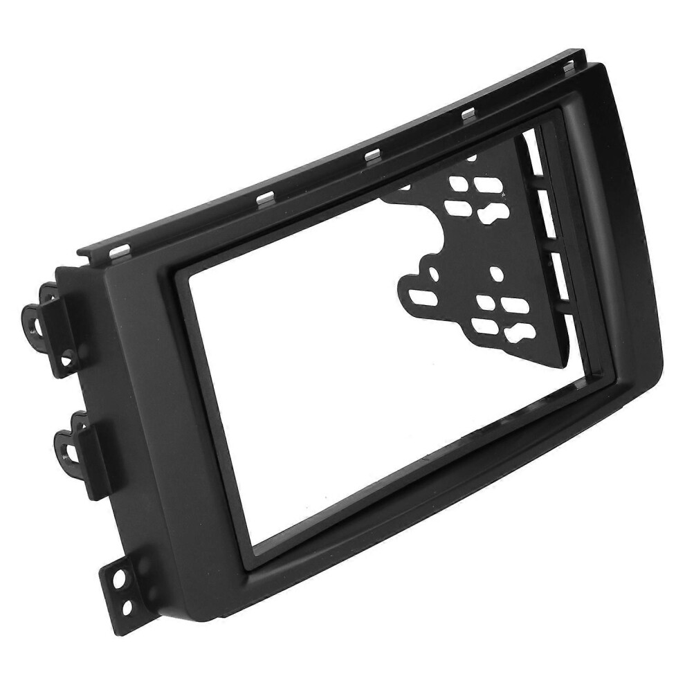 (As Show, One Size) 2Din Car Stereo Radio Fascia Cd Dash Panel Refit Trim Replacement For Smart Fortwo 2007Â2010 6909775557433