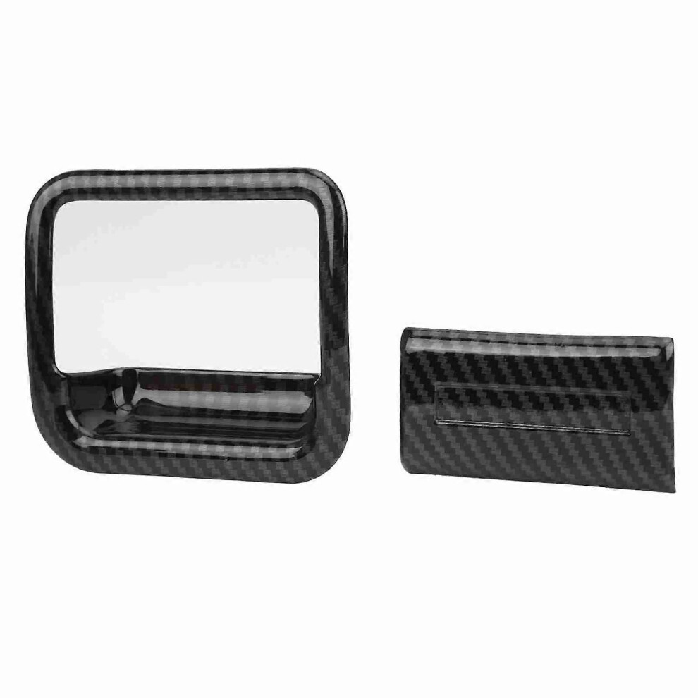 (As Show, One Size) Copilot Glovebox Handle Cover Trim Carbon Fiber Fit For Nissan Navara Frontier Np300 20152019 Grain 6909775586938