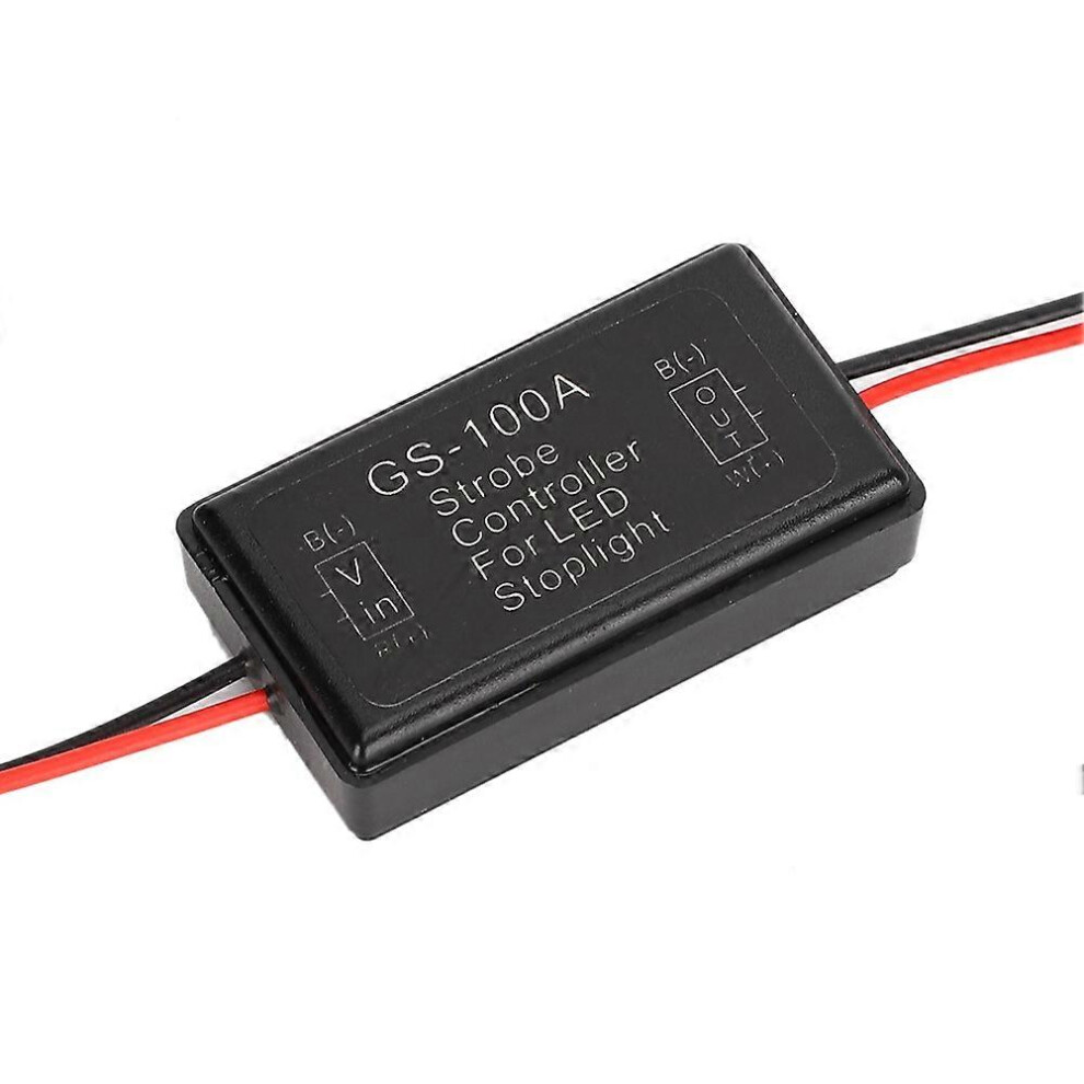 (As Show, One Size) Car Smart Flash Strobe Controller For Led High Mount Brake Rear Tail Light 6909775661222
