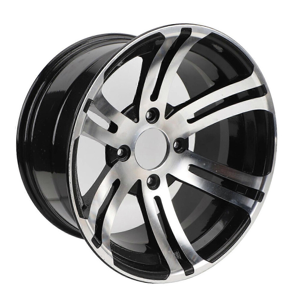 (As Show, One Size) 14In Wheel Aluminum Alloy High Strength Strong Construction Long Lifespan For Atv Go Kart Golf Cart 6909775606780