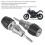 (As show, One size) Universal Motorcycle Exhaust Crash Pad 10mm Protector Frame Slider Stainless SteelTitanium 4