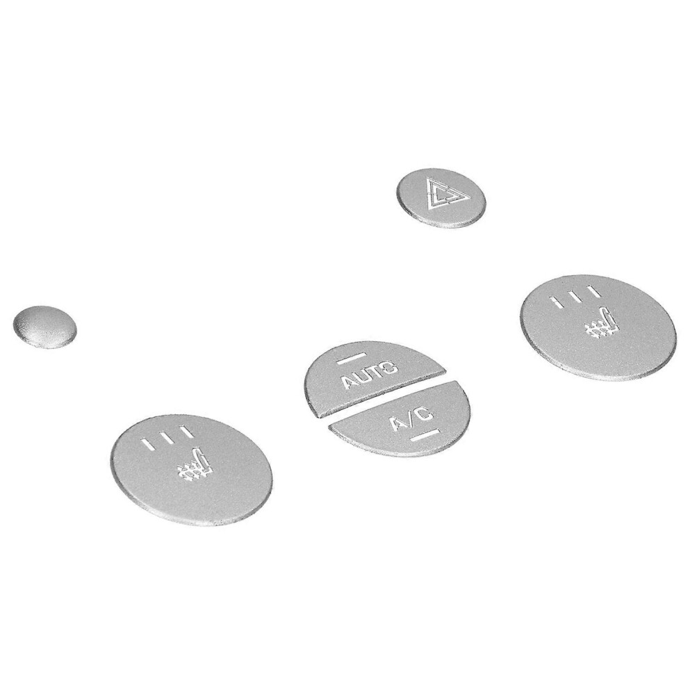 (As Show, One Size) 6Pcs Center Console Knob Cover Trim Replacement For Land Rover Range Rover Evoque 2012Â2018 6909775624739