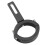 (As show, One size) Motorcycle Light Bar Clamp Mount Bracket Bright Black Shockproof Oxidation Process Rubber Rustproof 5