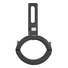 (As show, One size) Motorcycle Light Bar Clamp Mount Bracket Bright Black Shockproof Oxidation Process Rubber Rustproof