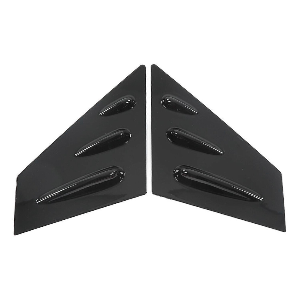 (As Show, One Size) 2Pcs Rearview Mirror Side Spoiler Window Scoop Louvers Cover Replacement For Subaru Wrx Sti 2015Â202 6909775569337