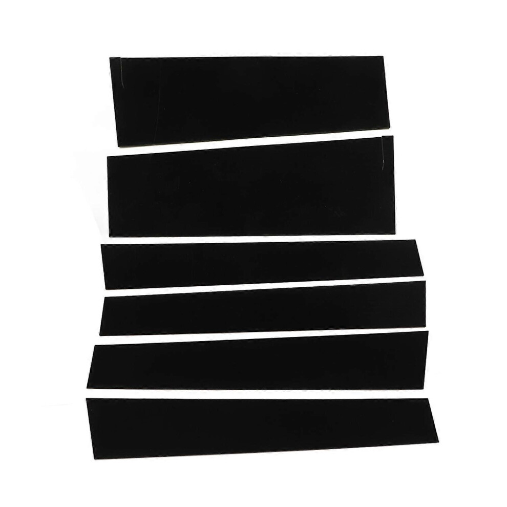 (As Show, One Size) 6 Pcs B Pillar Posts Door Trim Glossy Exterior Window Decal For Freed Gb5 Gb7 Gb8 Black 6909775642122