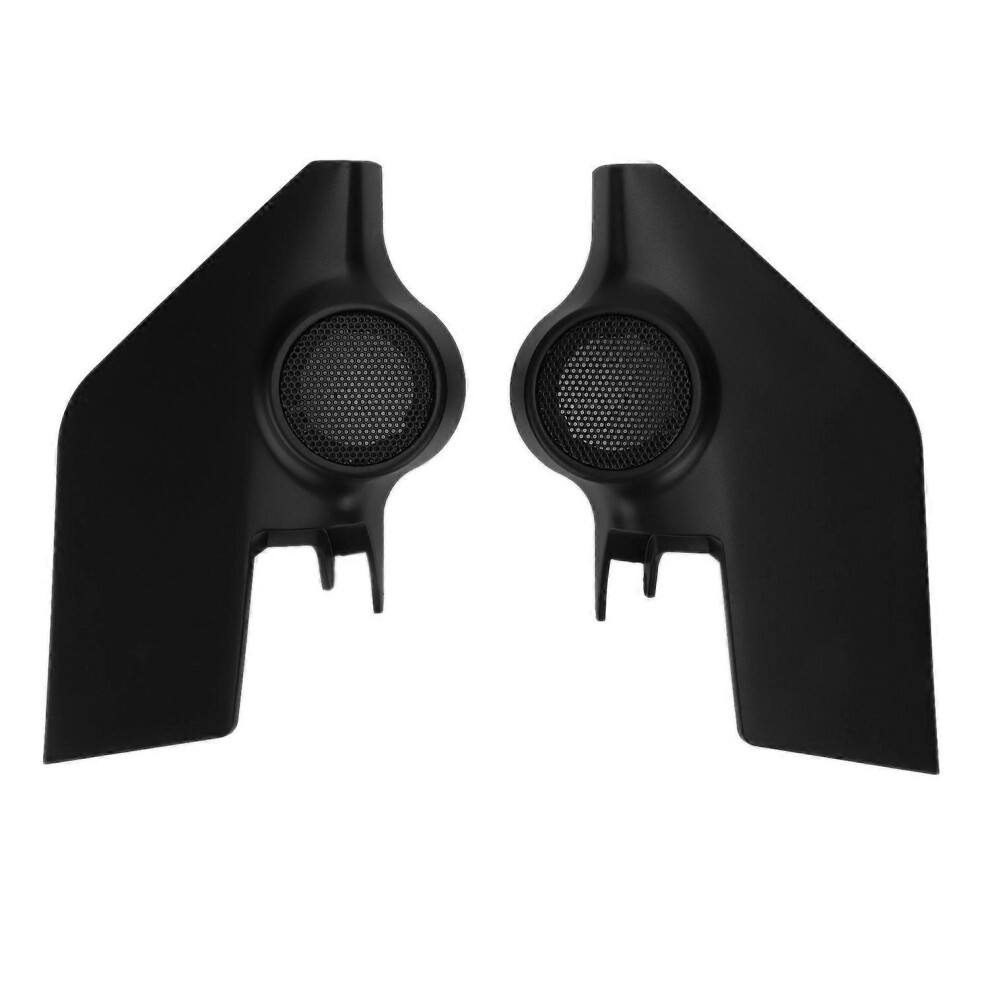 (As Show, One Size) 2Pcs Tweeter Speaker Cover Dustproof Protector Replacement For Nissan Sylphy 2012Â2018 Black 6909775582206