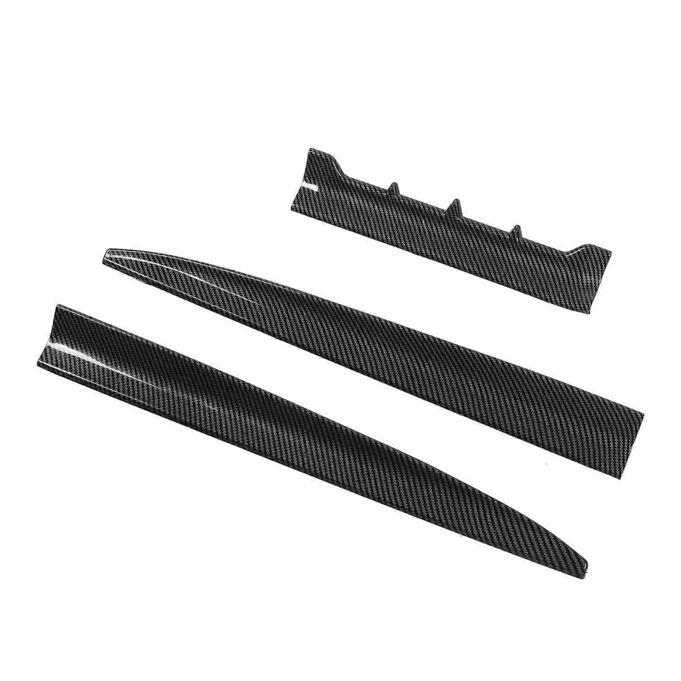 (As Show, One Size) 3Pcs Rear Trunk Spoiler 52.95In Reduce Wind Resistance Trunk Wing Spoiler Universal For Automobiles 6909775637647