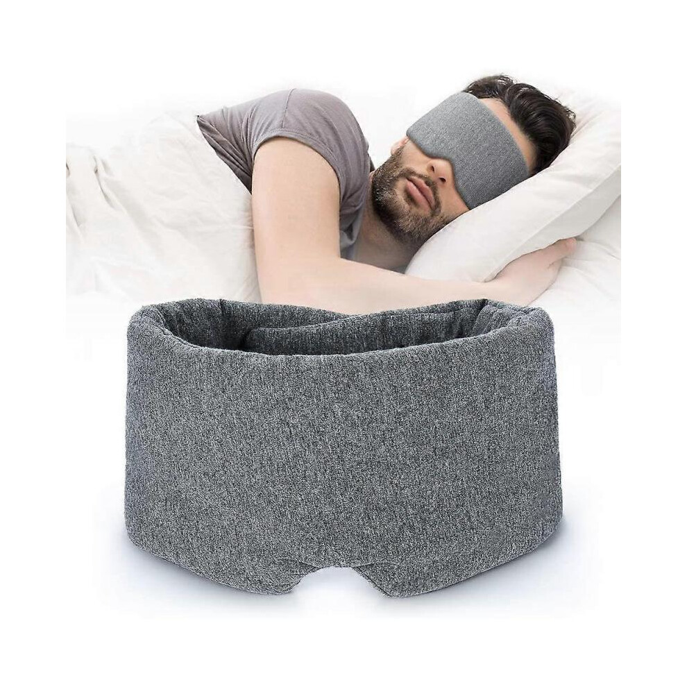 100% Handmade Cotton Sleep Mask Blackout - Comfortable & Breathable Eye Mask- Best Night Companion Eyeshade for Women Men Kid