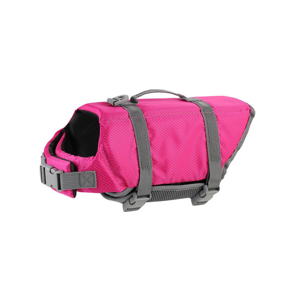 (Pink Diamond,S)Gilet de sauvetage haute visibilité pour chien maillot de bain premium pour animaux de compagnie en vert fluorescent plus et