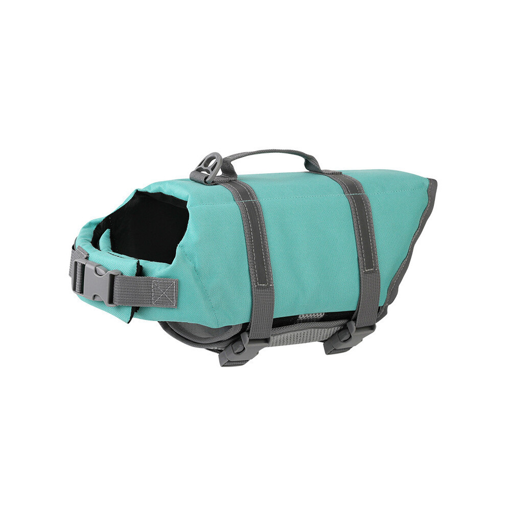 (Teal,M)Gilet de sauvetage haute visibilité pour chien maillot de bain premium pour animaux de compagnie vert fluorescent et plus