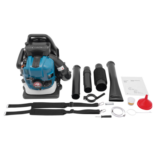 75.6cc Backpack Leaf Blower,4 Stroke Gas Powered Air/Snow Blower 2