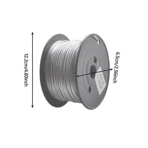 Stainless Steel Wire Rope Home Clock Heavy Duty Bedroom Picture Hanging ...