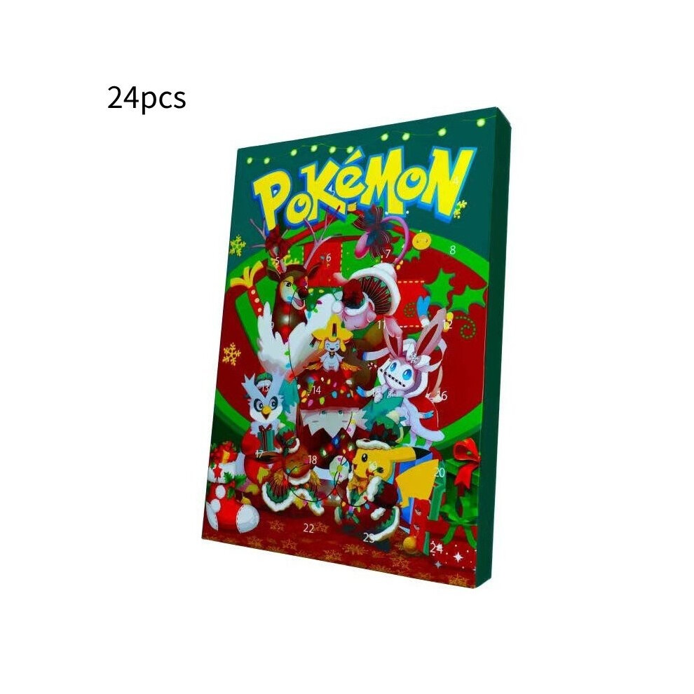 (Style A)Noël 24 Jouets Coffret Cadeau Surpris Matière Plastique Enfants Poupées