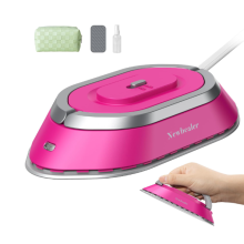 Newbealer Travel Iron - Mini Iron with Dual Voltage-220V/120V for Clothes, Compact Iron with Small Pouch