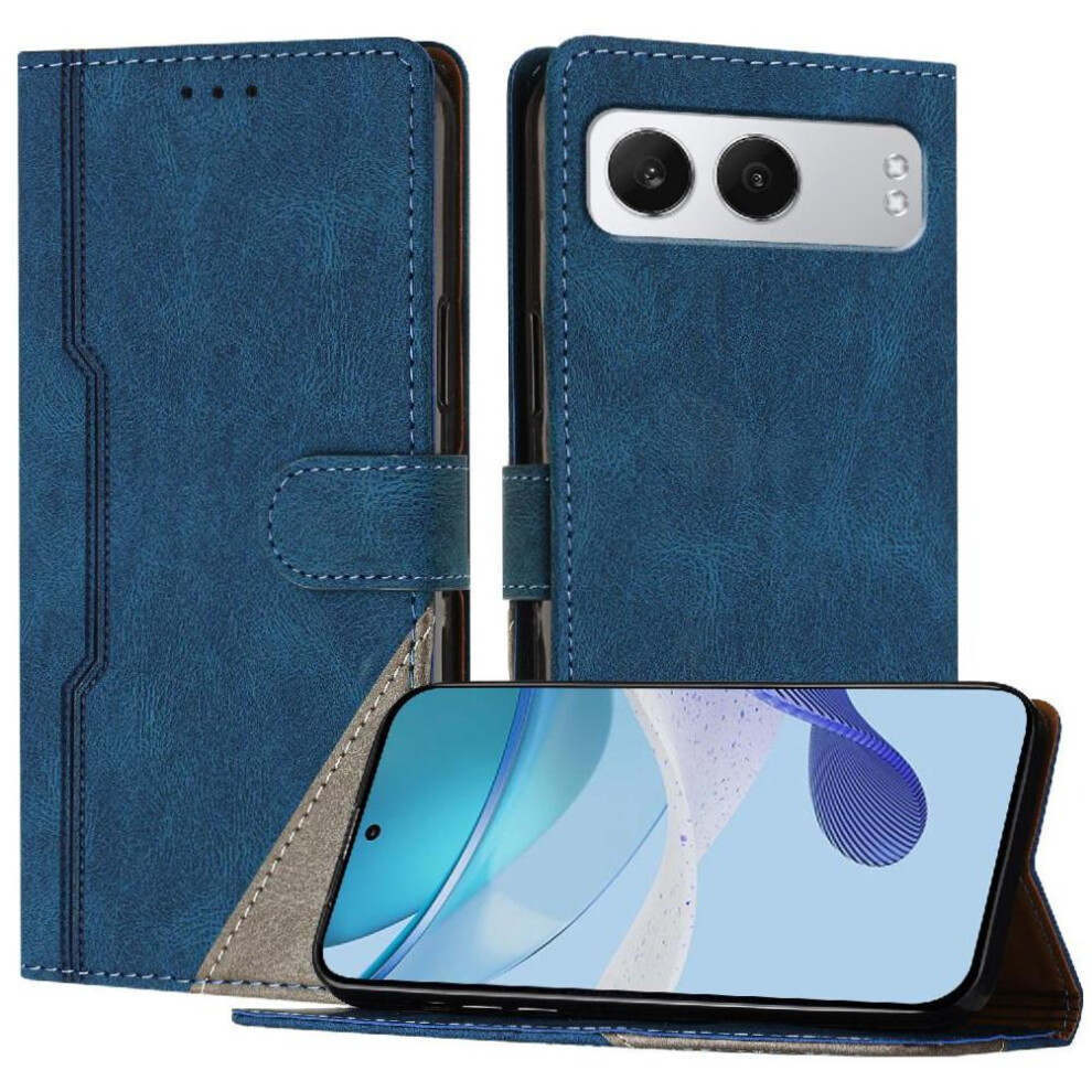 (Dark ) Case For Oneplus Nord 4 Handy Stand Card Slots Cover Wallet Pu Leather Magnetic Closure Blue 764544249850