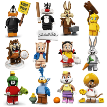 12PCS/SET Looney Tunes Figure Fit Lego Building Block Kids Toy