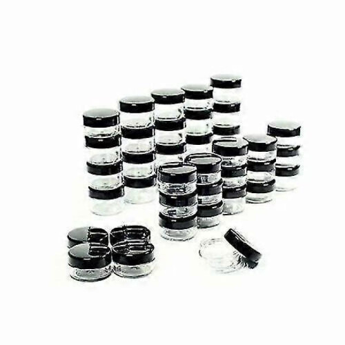 50 Pcs 5 Grams Cosmetic Empty Sample Small Containers Jar Makeup Lip Balm 5ml 2