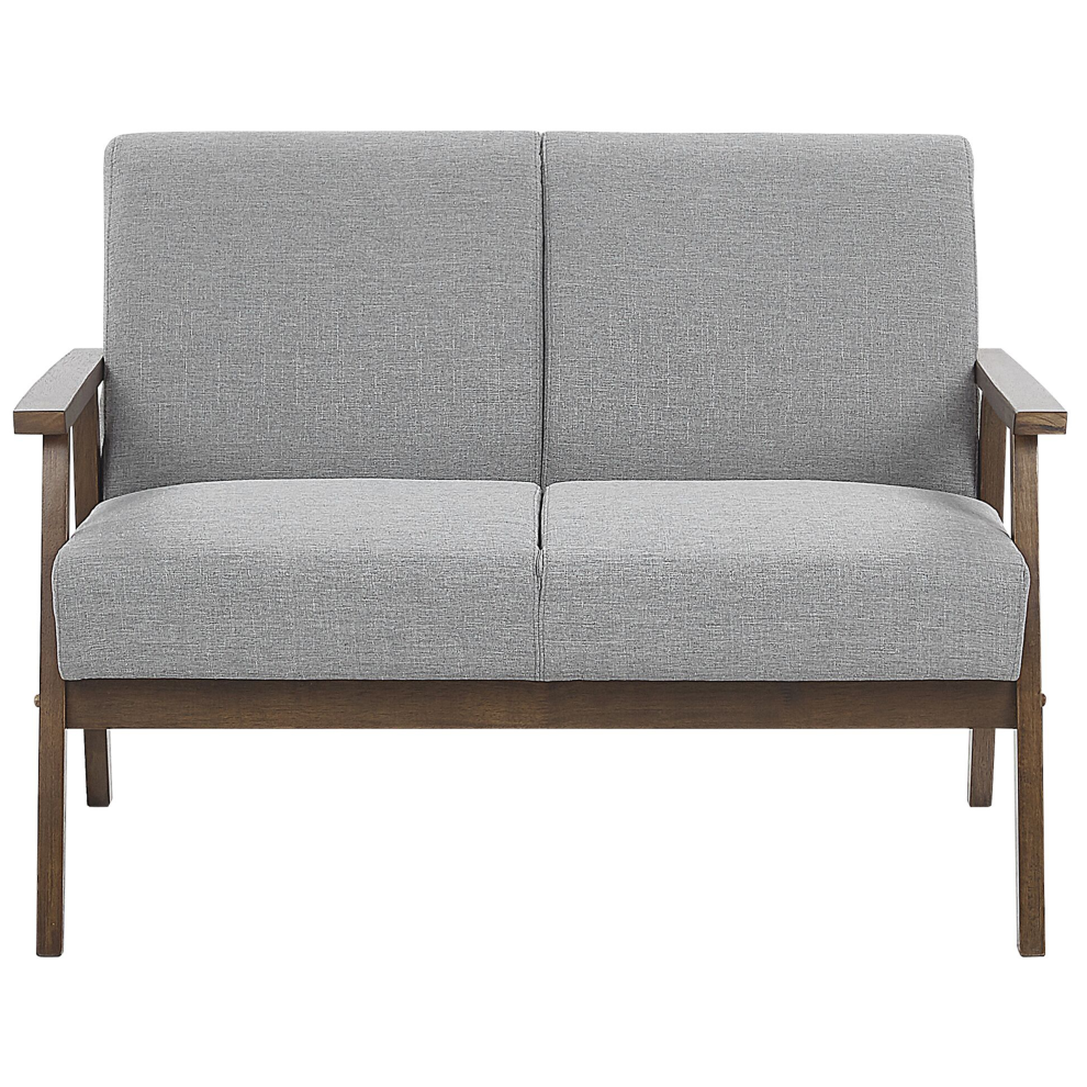 Sofa ASNES Fabric Grey 2 Seater