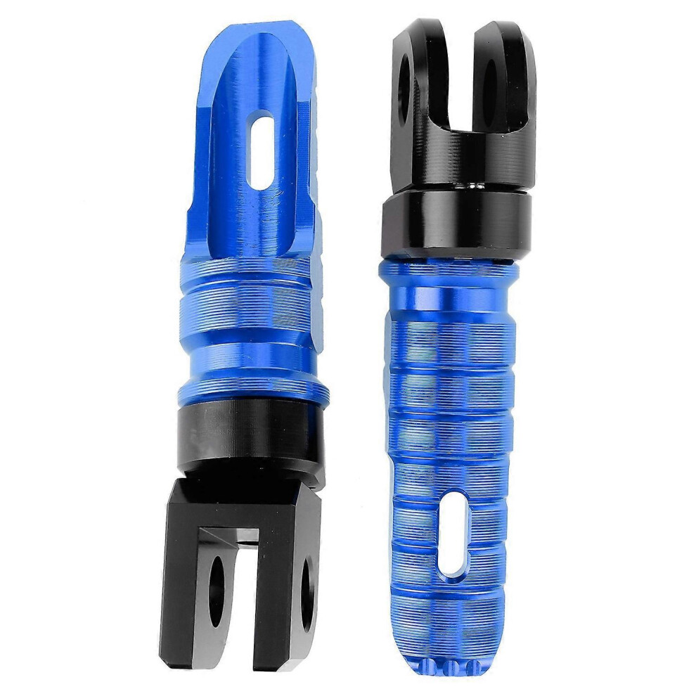 (As Show, One Size) Pair Of Front Foot Pegs Aluminum Alloy Pedals Fit For Kawasaki Ninja Z125 Pro Z250/Sl Z400 Z900blue 6909775658208