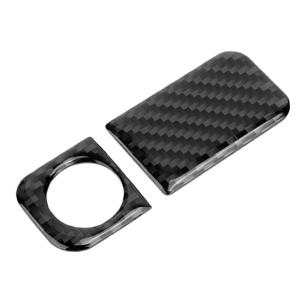 (As Show, One Size) 2Pcs Soft Carbon Fiber Glove Box Handle Switch Cover Fit For Honda Crv Cr V 07-11 6909775618844