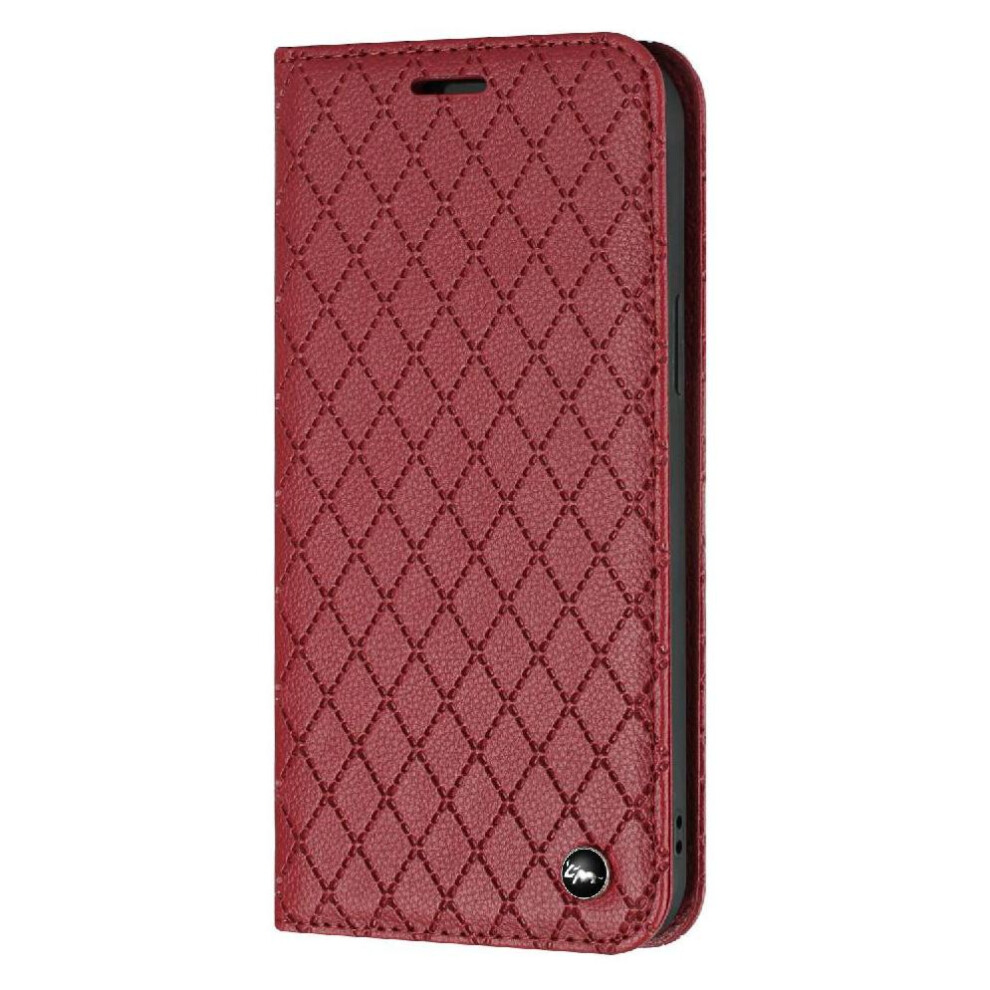 (Red) Case For Motorola Moto G35 Business Card Slots Holder Wallet Magnetic Shell Flip Red 764563389728