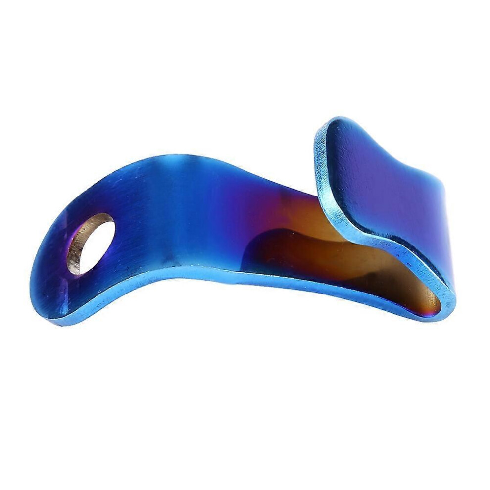 (As Show, One Size) Stainless Steel Motorcycle Hook Hanger Universal 6Mm Colorful Titanium 6909775604427
