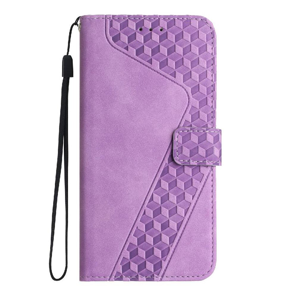 (Purple) Phone Case For Motorola Moto S50 5G Wallet Kickstand Card Slots Cover Magnetic Flip Folio Purple 764563390649