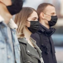 Disposable Protective Black Face Mask Non Surgical Mouth Masks
