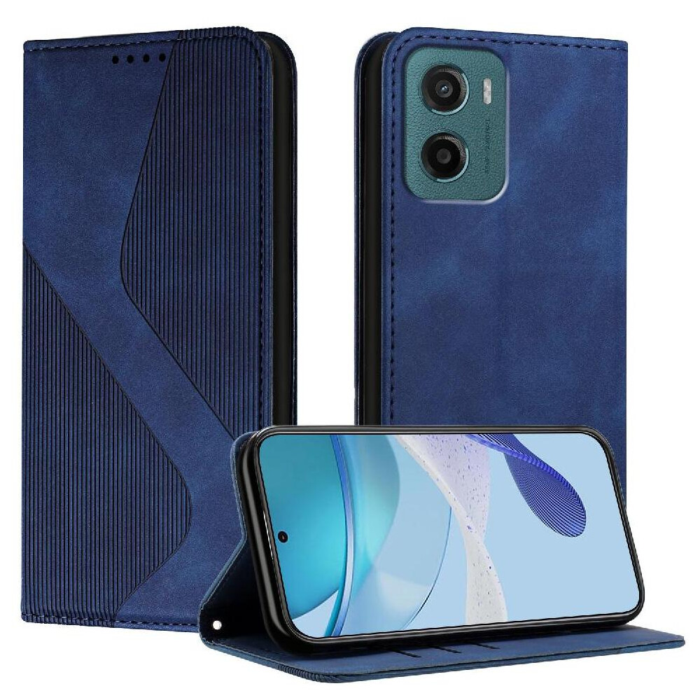 (Blue) Case For Motorola Moto G05 Wallet Kickstand Pu Leather Card Slots Holder Folio Flip Magnetic Blue 764563392483