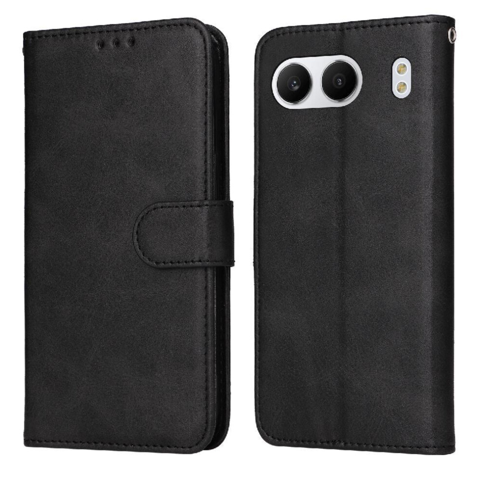 (Black) Flip Case For Oneplus Nord 4 5G Card Slots Magnetic Closure Flip Cover Precise Cutouts Black 764563397587