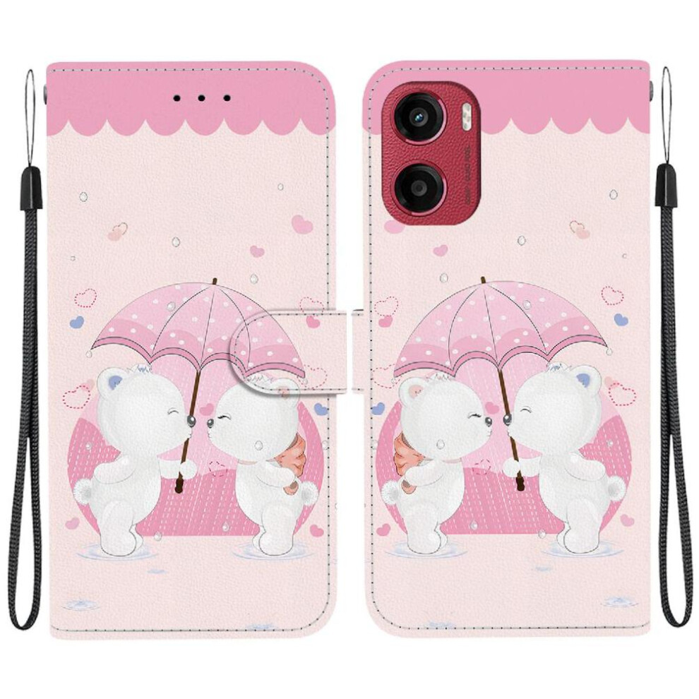 (Ohter) Case For Motorola Moto E15 Pu Leather Flip Leather Wallet Pattern Cover 764563397884