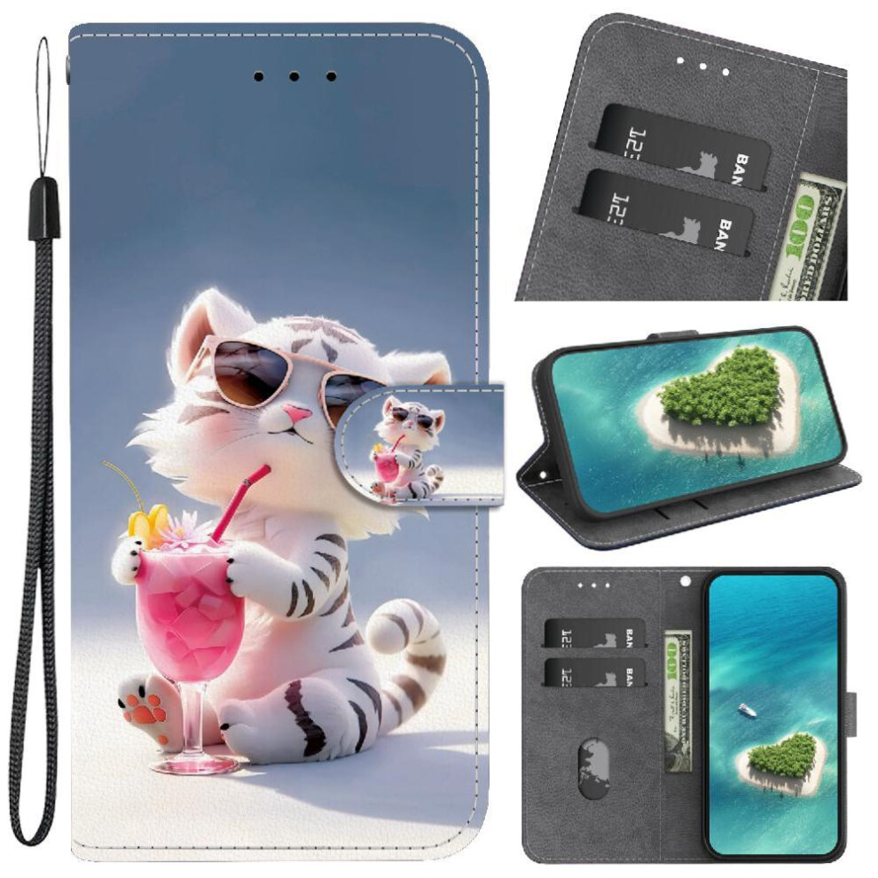 (C5 ) Case For Motorola Moto E15 Pu Leather Flip Leather Wallet Pattern Cover 764563397891